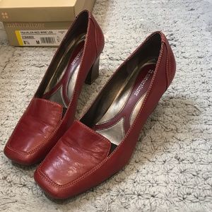 Naturalized Red Leather Shoes